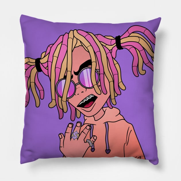 Lil pump Pillow by Benni