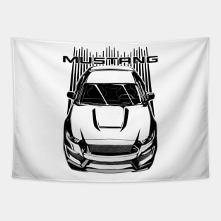 Mustang S550 - Dark Transparent/Multi Color Tapestry