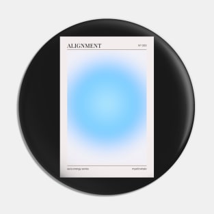 Alignment Blue Aura Pin