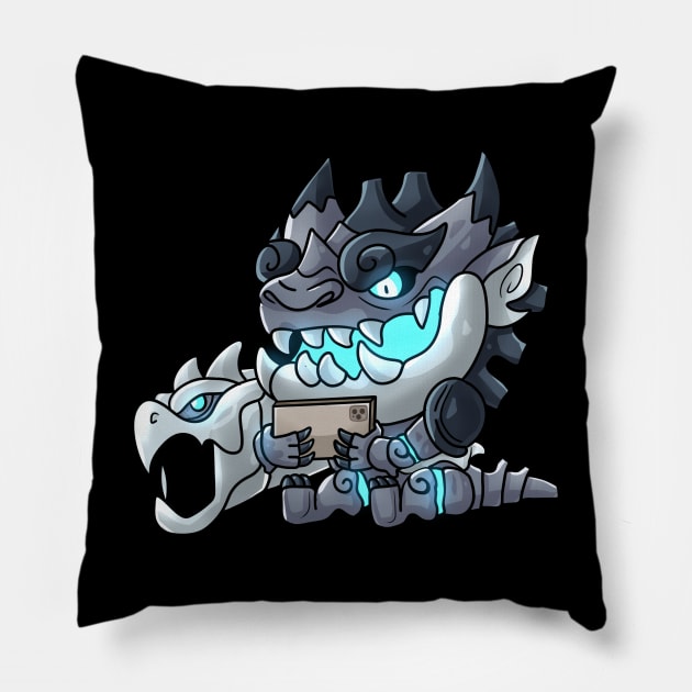 Onyx Brawlhalla Pillow by RahmanDG