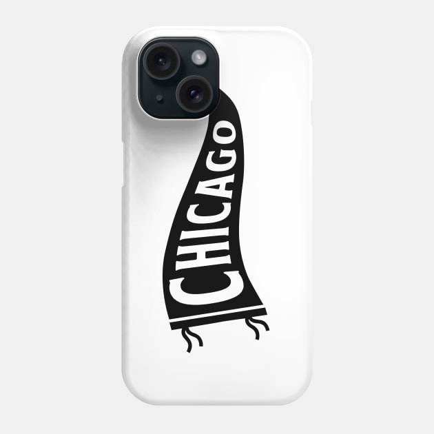 Chicago Pennant - White Phone Case by KFig21