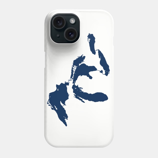 Great Lakes Phone Case by DistractedGeek