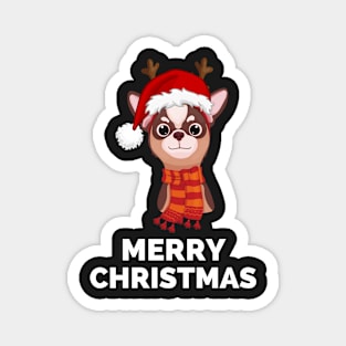 Chihuahua Funny Holiday Christmas - Chihuahua Funny Holiday Christmas Celebration - Chihuahua Lover Gifts Magnet