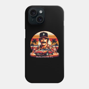 Magnum PI Tribute - Movie Series Magnum Tribute - Higgins - Rick -  Selleck Tribute - Tom Tribute Magnum Series - Miami - Beach Phone Case