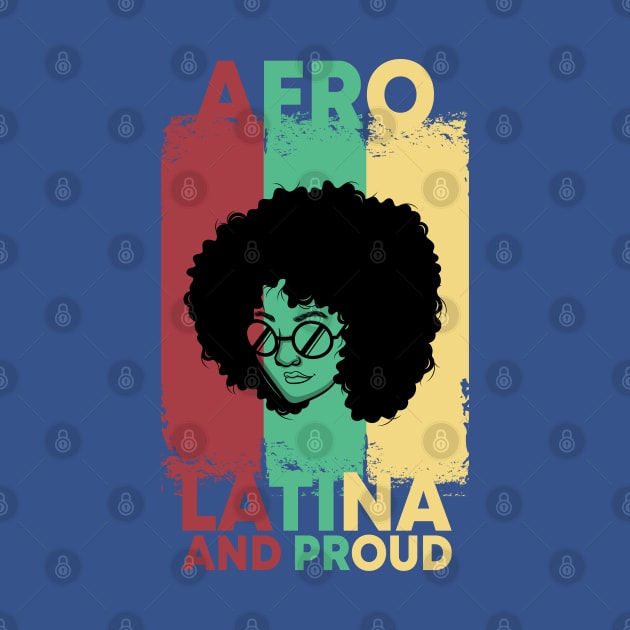 Pride Latina Afro Queen hispanic columbian gift present by MARESDesign