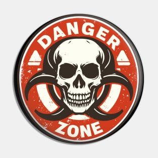 Biohazard Danger Zone Pin