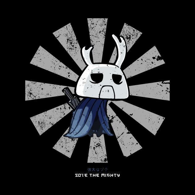 Zote The Mighty Retro Japanese Hollow Knight by Nova5