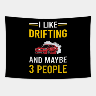 3 People Drifting Drift Tapestry