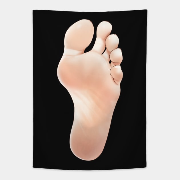 A Foot Tapestry by MaknArt