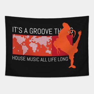 It's A Groove Thang Tapestry