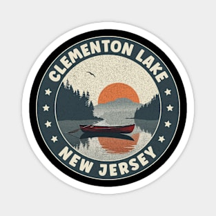 Clementon Lake New Jersey Sunset Magnet