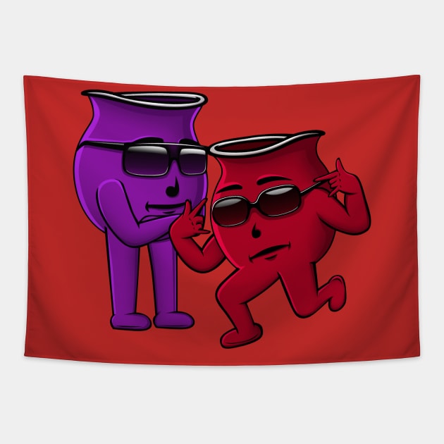 Original Kool Aid Jammerz Tapestry by Clown Skin