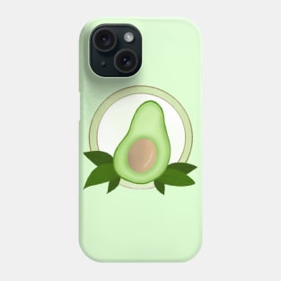 Avocado circle Phone Case