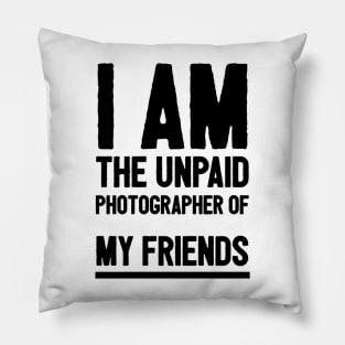 I am the unpaid photographer. Pillow