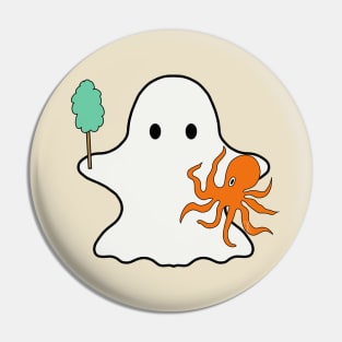 Fairground Ghosts : Octopus Pin