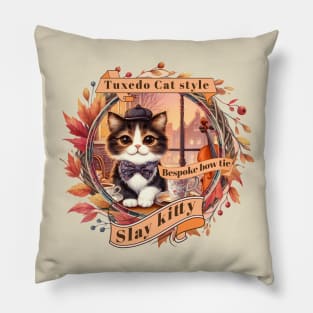 Cat Couture Bespoke Vicuña Slay Kitty Style 10T Pillow