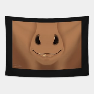 Tan Horse Face Tapestry