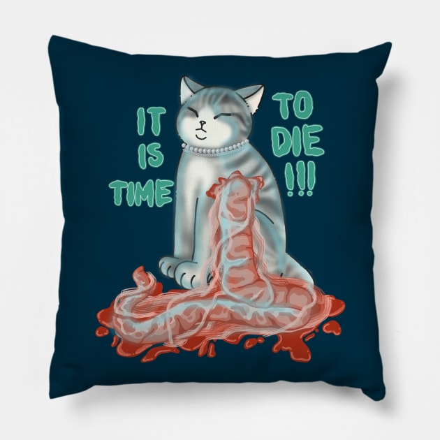 STARKID | TGWDLM ZOMBIE CAT LIGHTS Pillow by ulricartistic