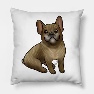 Dog - French Bulldog - Brindle Pillow