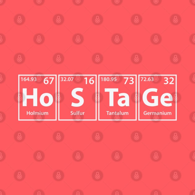 Hostage (Ho-S-Ta-Ge) Periodic Elements Spelling by cerebrands