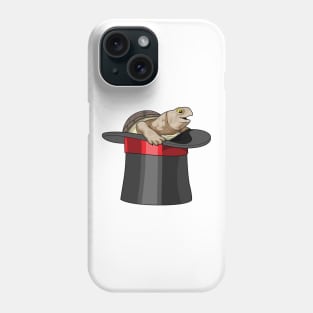 Turtle Wizard Top hat Phone Case