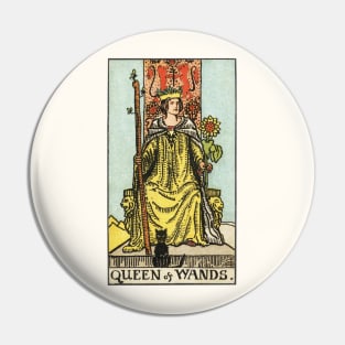 QUEEN OF WANDS Pin