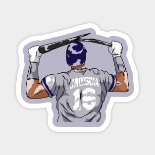 Bo Jackson Cartoon Magnet