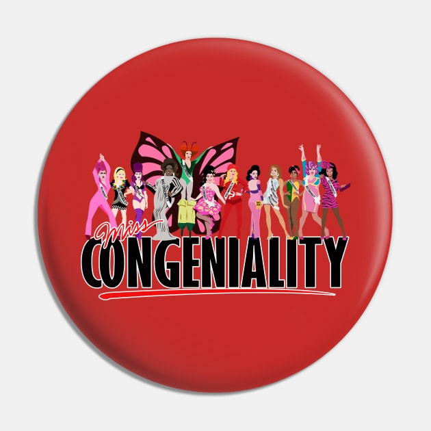 Miss Congeniality from RuPaul's Drag Race Pin by dragover