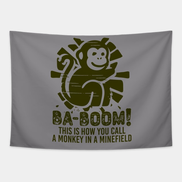 Ba-Boom! Tapestry by CrazyTees