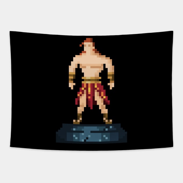 Gaming Figure Minecraft Character Tapestry by Risset