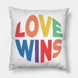 Love Wins LGBTQ Pillow