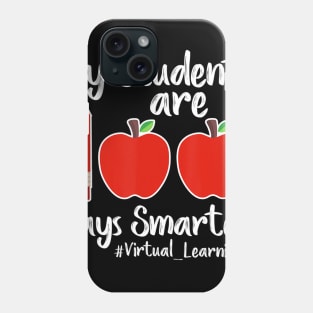 100th Day Of School Gift for Teacher Virtual Learning Gifts Phone Case