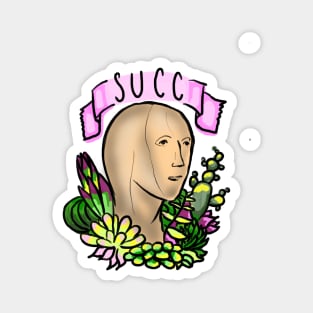 SUCC (a succulent man) Magnet