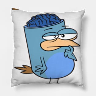 Birdbrain Design for Bird Lovers Pillow