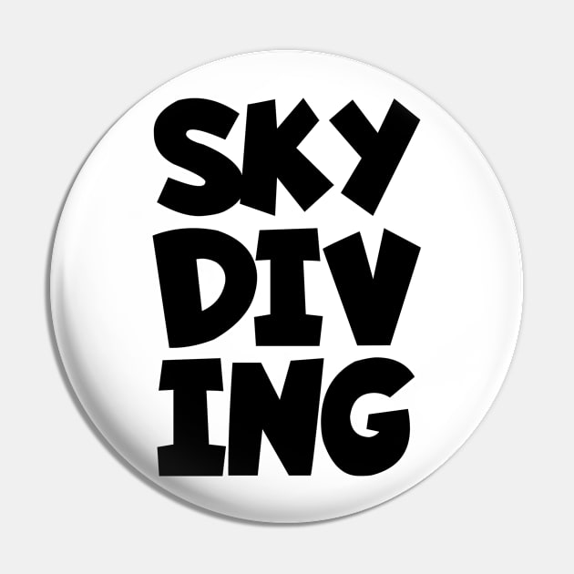 Skydiving Pin by maxcode