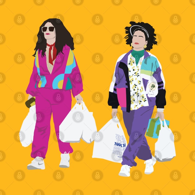 Broad City Ilana & Abbi Retro by Hevding