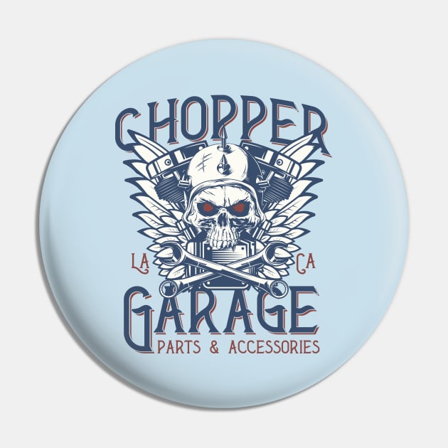 Chopper Garage Pin by Verboten