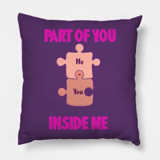 Valentine Funny Puzzle for Women Pillow