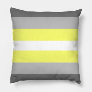 Deminonbinary flag Pillow