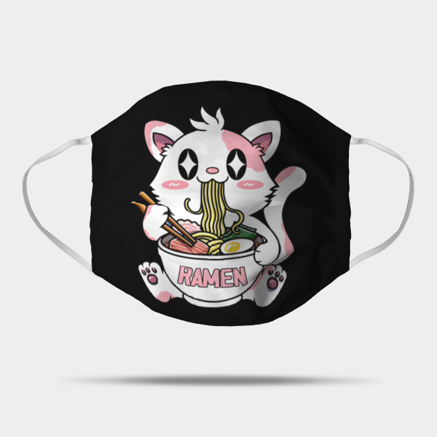 Kawaii Neko Ramen Cute Ramen Cat Japanese Noodle Funny Anime - Kawaii Neko Ramen Cute Ramen Cat ...