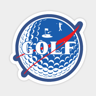 NASA Golf Parody Graphic Design Magnet