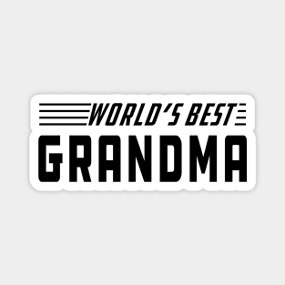 Grandma - World's best grandma Magnet