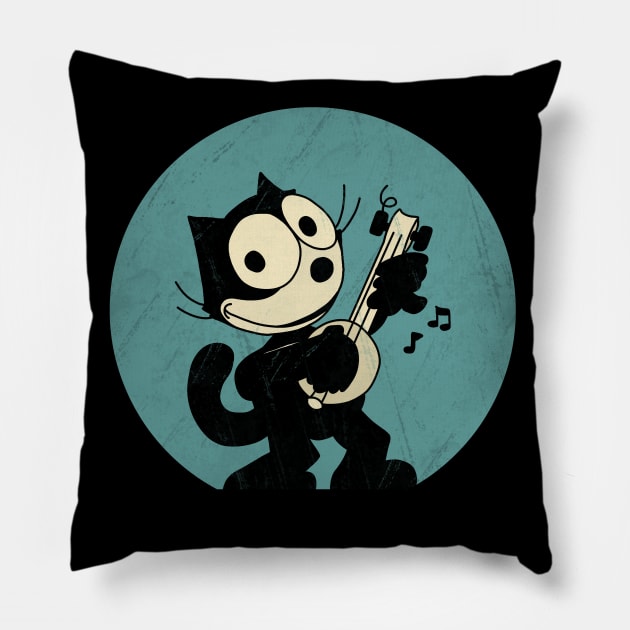 Felix the cat Pillow by valentinahramov