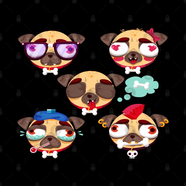 Pug Collection by Mako Design 