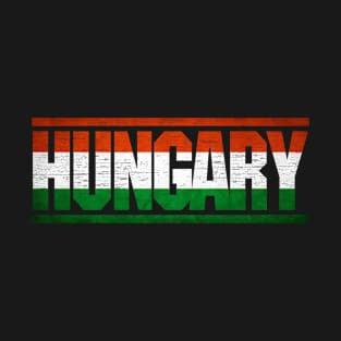 Hungary Retro Flag for Men Women Hungary National Pride T-Shirt