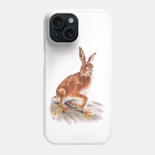 Brown Hare Phone Case