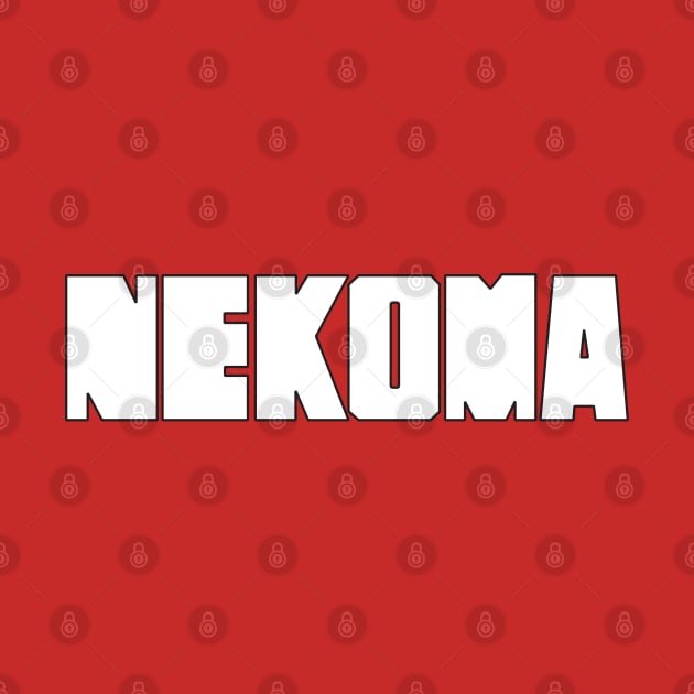 Nekoma Logo Print (Front & Back) by Teeworthy Designs