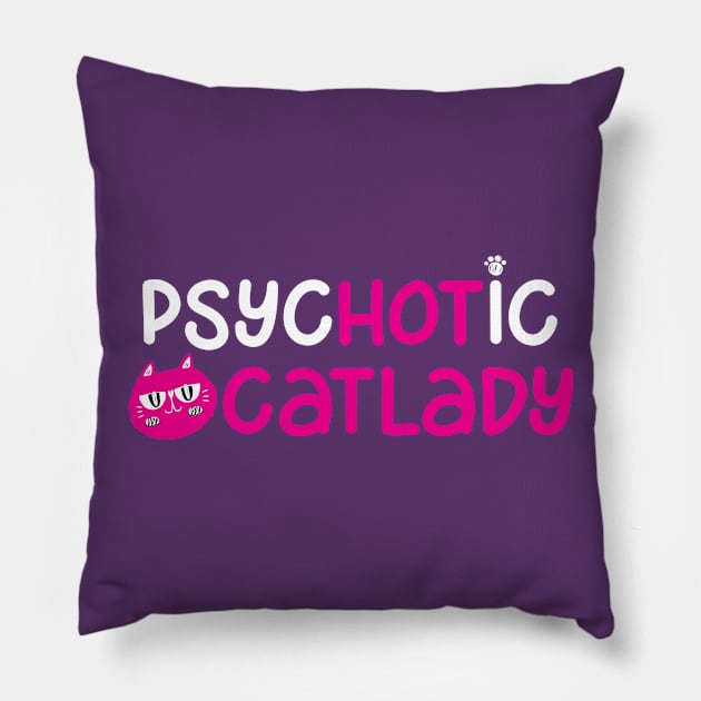 Hot Catlady Pillow by machmigo