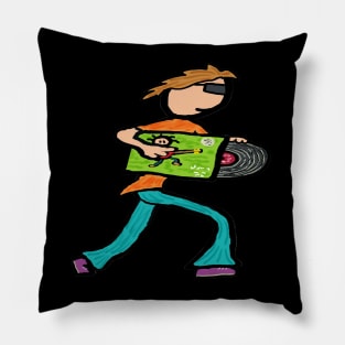 Vinyl Record Collecting Pillow