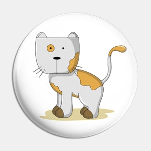 Cute cat cartoon Pin
